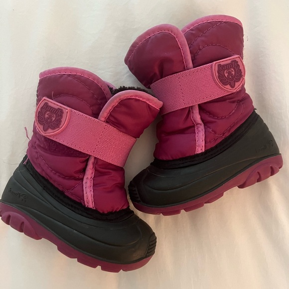 Kamik toddler snow boots size 5 - Picture 1 of 4